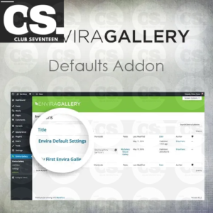 Envira Gallery | Defaults Addon
