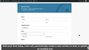 Gravity Forms Zoho CRM Addon