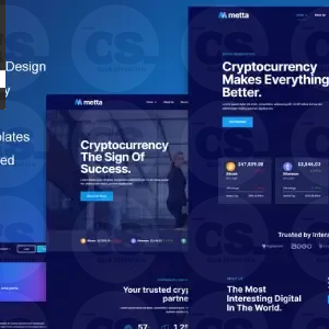 Metta – Cryptocurrency Blockchain & Bitcoin Elementor Template Kit