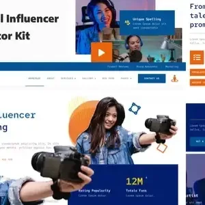 Akamsi – Personal Influencer Elementor Template Kit