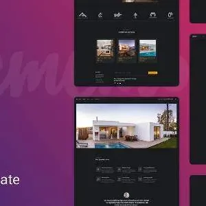 Alcor — Dark Real Estate Elementor Template Kit
