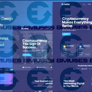 Metta – Cryptocurrency Blockchain & Bitcoin Elementor Template Kit