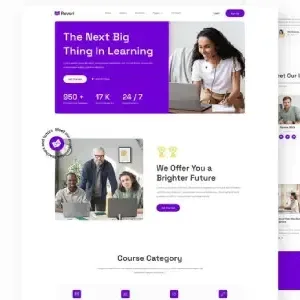 Reveri – Education & Online Courses Elementor Template Kit